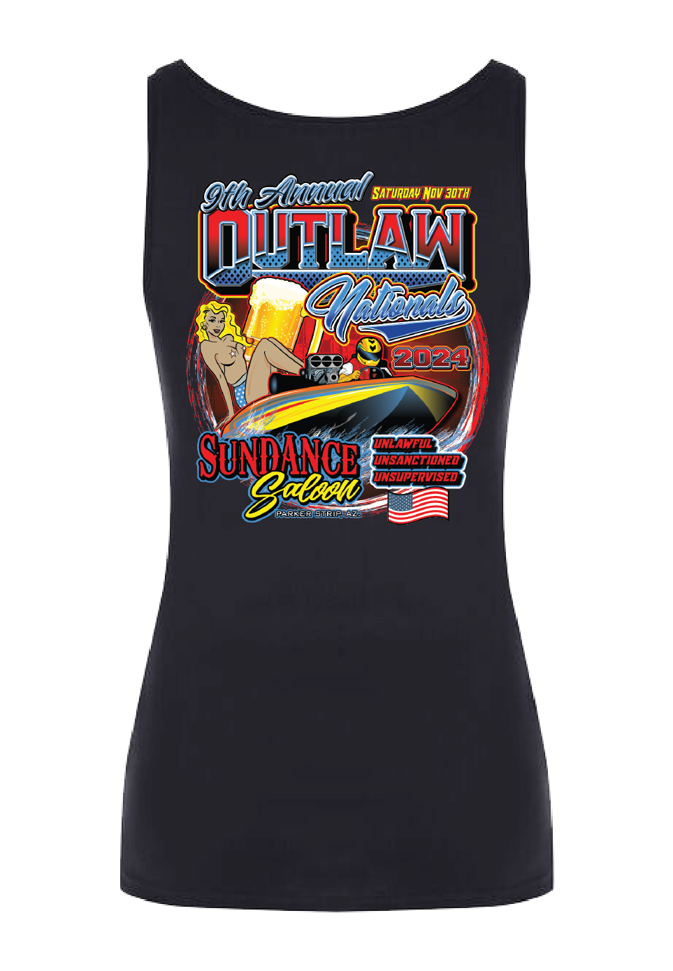 Tank Top Womens Outlaw National 2024