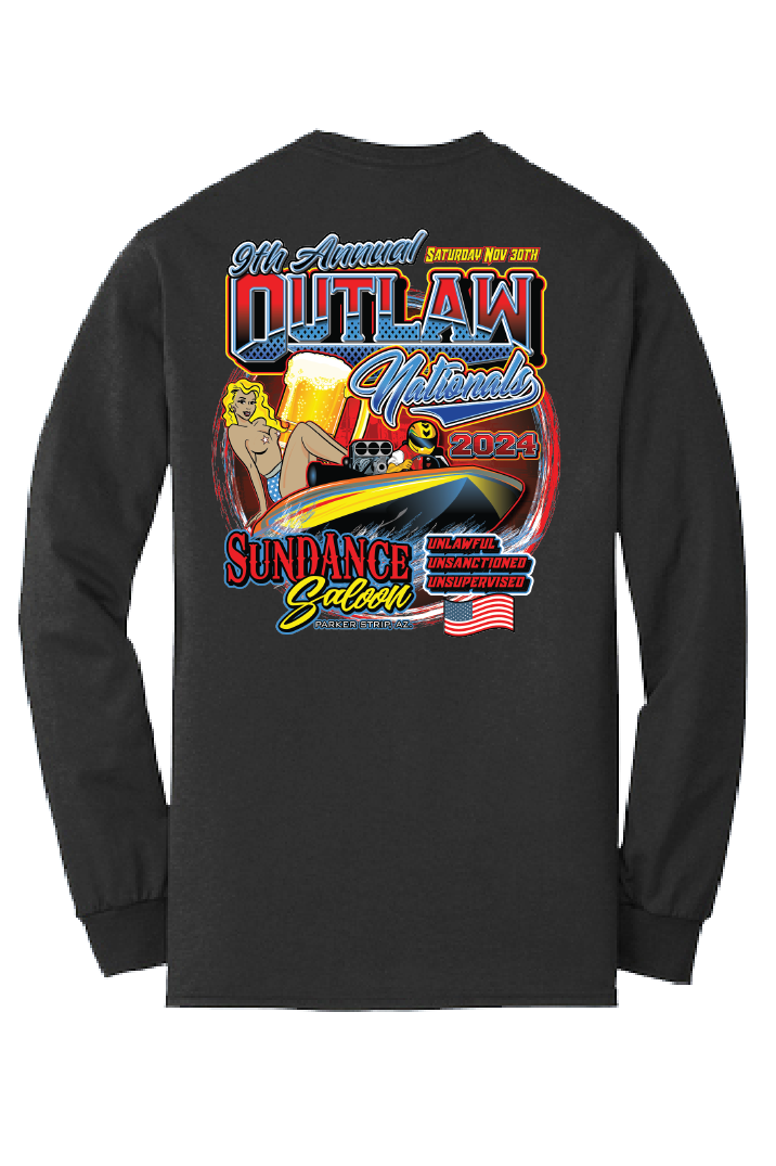 Long Sleeve mens Outlaw Nationals 2024